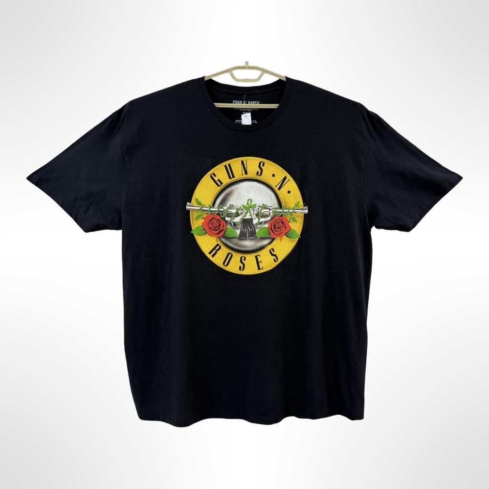 Guns N' Roses Band Tee Mens 3XL Black Classic‎ Logo Graphic Shirt NWT